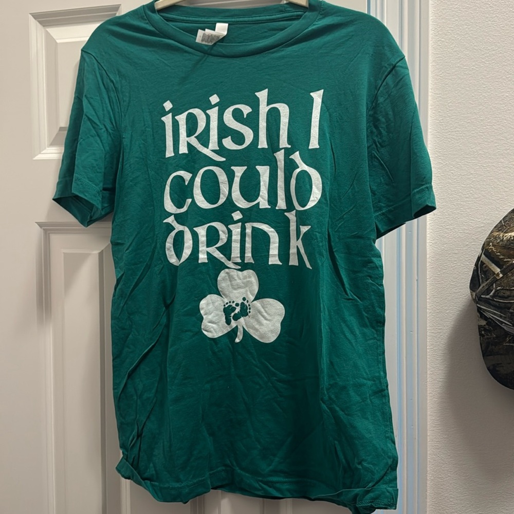 Set of 2 pregnant St. Patrick’s tshirts